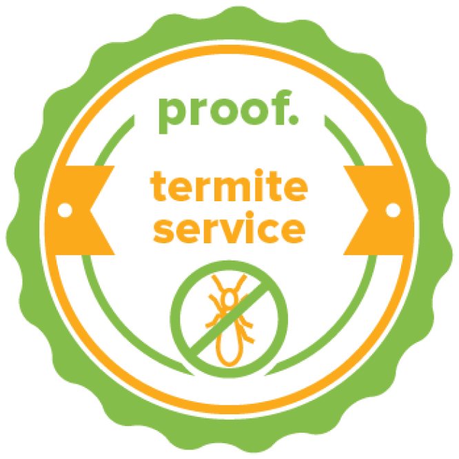 Worker termite within an orange overlay